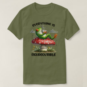 Smart Frog Citat Grafisk T-Shirt - Figureoutable