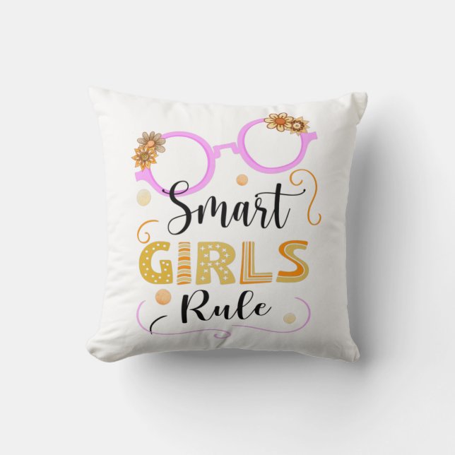 Smart Girls Rule Kudde (Framsida)
