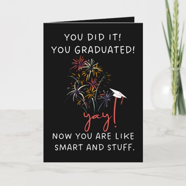 Smart Grad-Grattisar, du gjorde det Studenten Kort (Framsida)