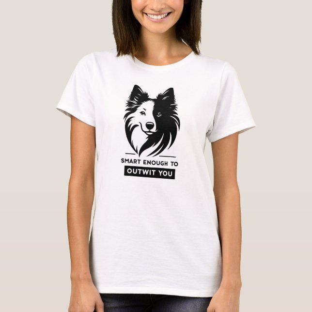 Smart Gräns Collie T Shirt (Framsida)