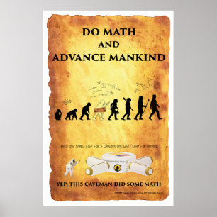Smart Grottman: Poster Math och Advance Mankind