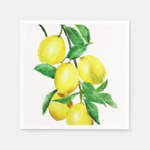 smart gult citron pappersservett