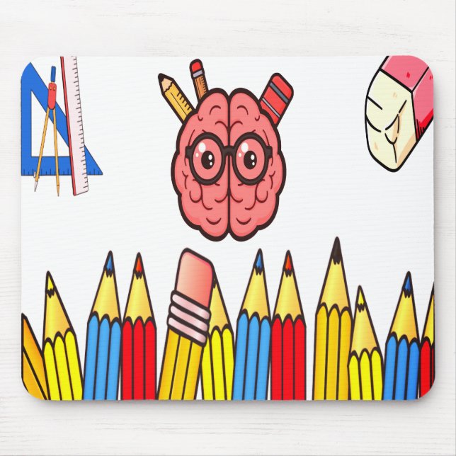Smart hjärnstyrda musknapp - Motiverande studiecen Musmatta (Framsidan)