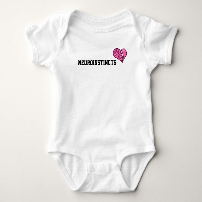 Smart Hjärtneuroinstinkter T Shirt (Framsida)