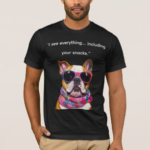 Smart Hund med Glasögon – Roligt Nerd Valp Citat T Shirt