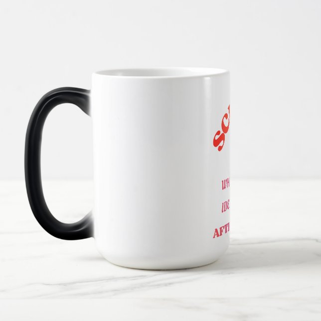 Smart Ideas Begin After Coffee –Teacher Coffee Mug Magisk Mugg (Vänster)