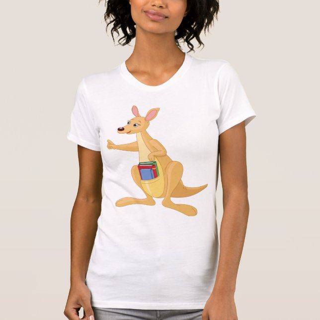 Smart känguru t shirt (Framsida)