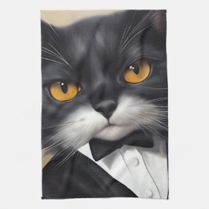 Smart Katt Kökshandduk