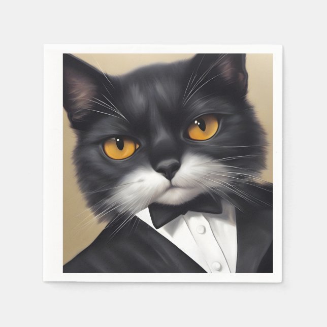 Smart Katt Pappersservett (Framsidan)