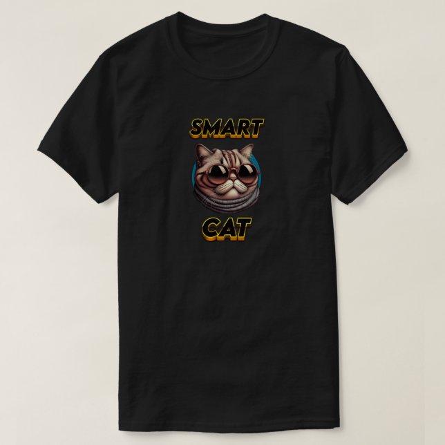 Smart Katt T Shirt (Design framsida)