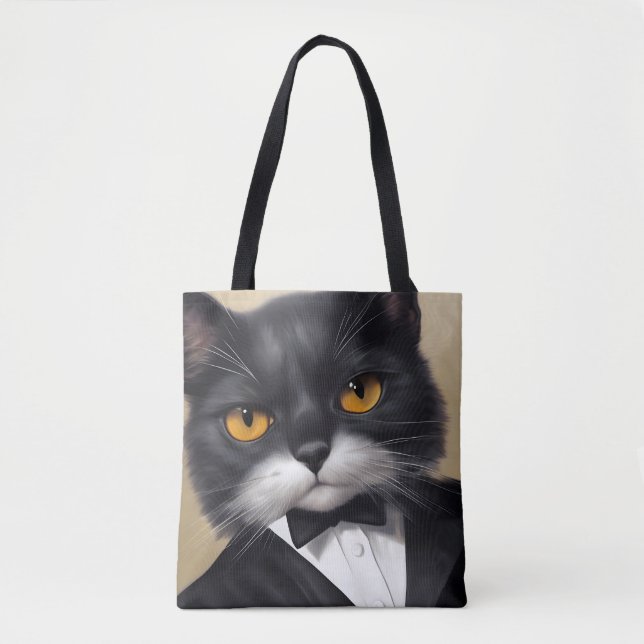 Smart Katt Tygkasse (Framsida)