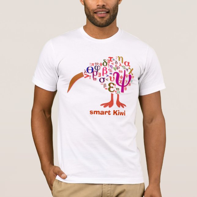 Smart Kiwi Tee Shirt (Framsida)