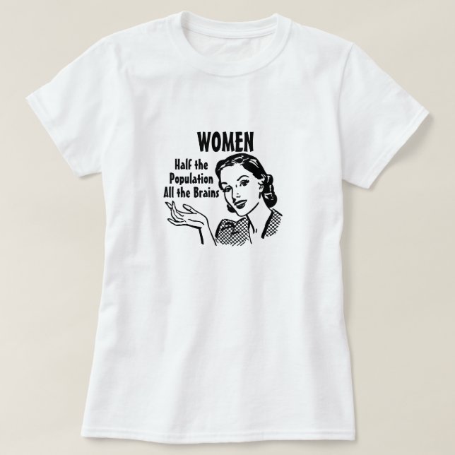 Smart Kvinnor T-Shirt (Design framsida)
