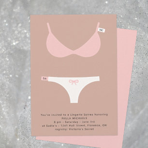 Smart Lingerie-Möhippa-träd och visning av inbjuda Inbjudningar