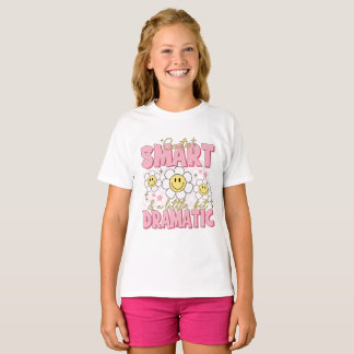 Smart, liten bit Dramatic Girl's Tshirt T Shirt