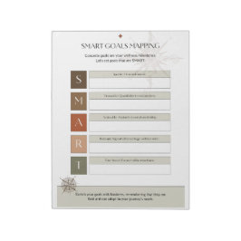 SMART-målmall för effektiv planering Anteckningsblock