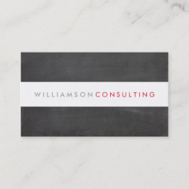 SMART MASCULINE modern typlayoutschalkboard Visitkort