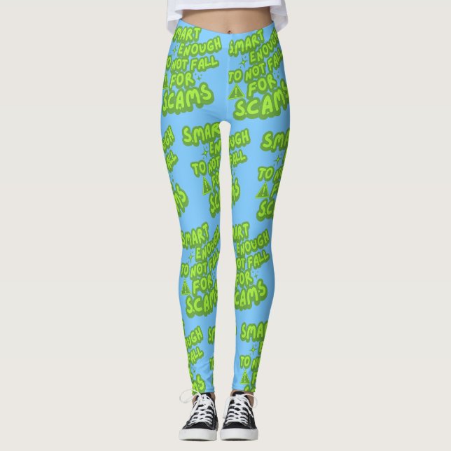 Smart nog att inte falla för bluffar leggings (Framsida)