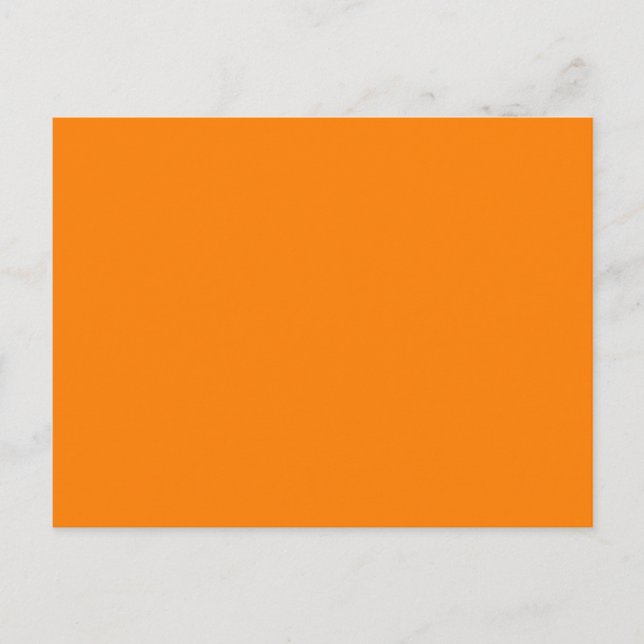 smart orange-DIY-anpassningsbarnas bakgrundsmall Vykort (Framsida)