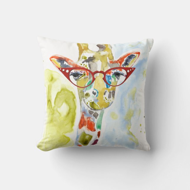 Smart-Pants-Giraff Kudde (Framsida)