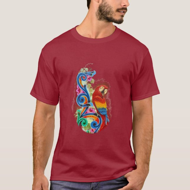 smart papegoja t-shirt (Framsida)