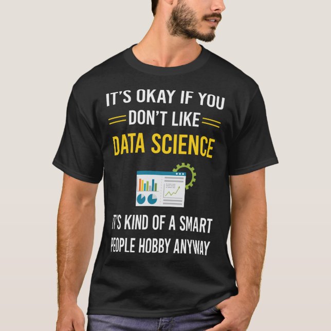 Smart People Data Science T Shirt (Framsida)