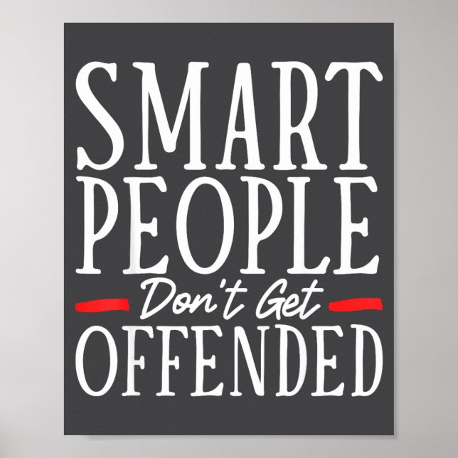 Smart People Don't Get Offended  Poster (Framsidan)