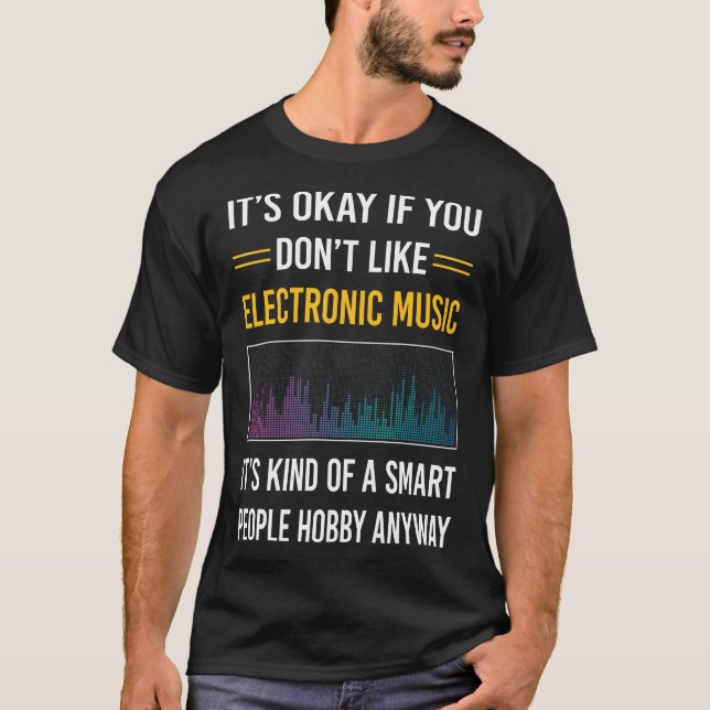 Smart People Electronic Music T Shirt (Framsida)