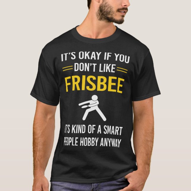Smart People Frisbee T Shirt (Framsida)