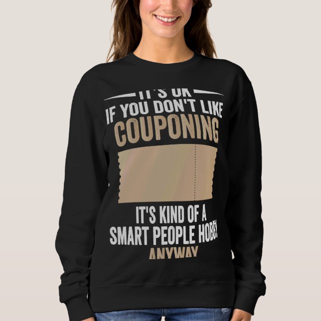 Smart People Hobby Couponing Coupon T Shirt (Framsida)