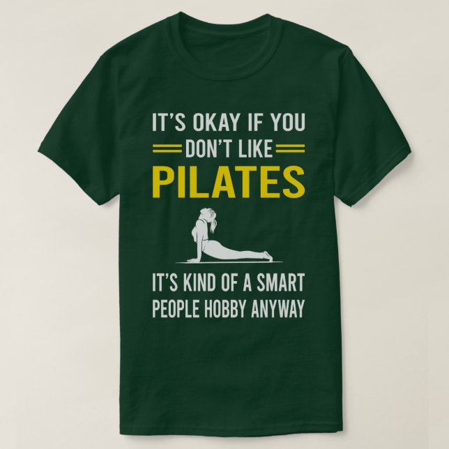 Smart People Hobby Pilates T Shirt (Design framsida)