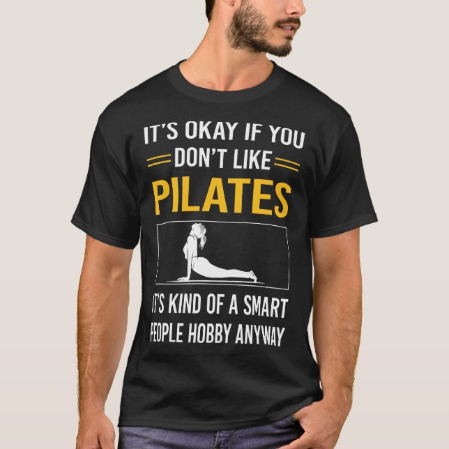 Smart People Pilates T Shirt (Framsida)