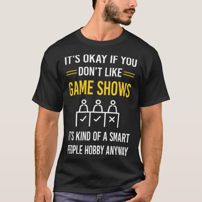 Smart People-spel visar TV-spel T Shirt (Framsida)