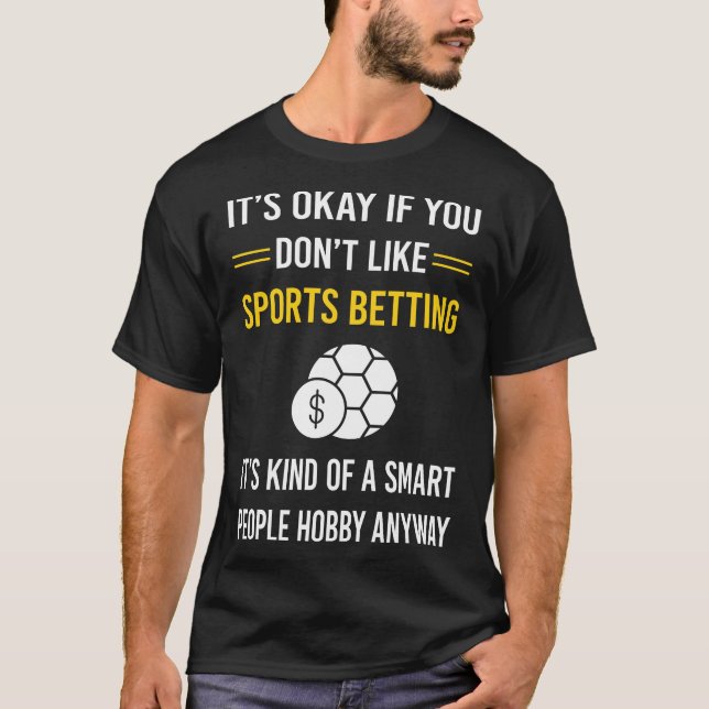 Smart People-sport-betning T Shirt (Framsida)