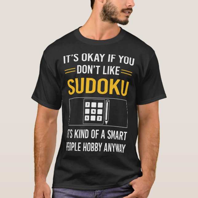 Smart People Sudoku T Shirt (Framsida)