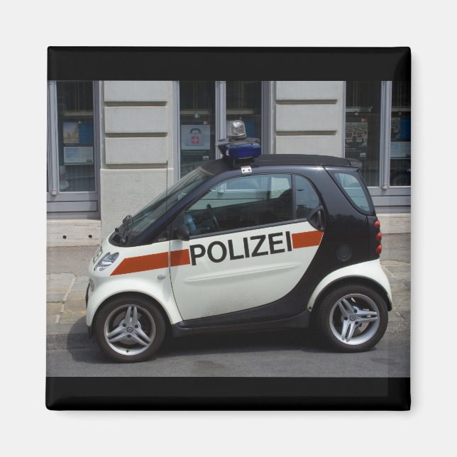 smart polisbil magnet (Framsidan)