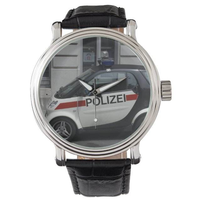 Smart Polizei Auto Armbandsur (Framsida)