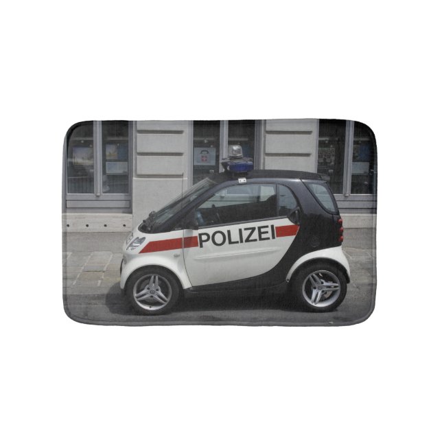 Smart Polizei Auto Badrumsmatta (Framsidan)