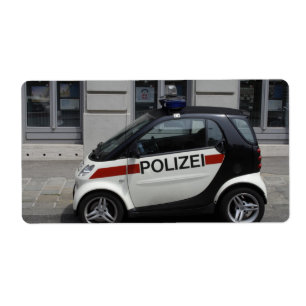 Smart Polizei Auto Fraktsedel