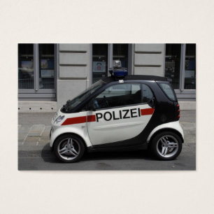Smart Polizei Auto Visitkort