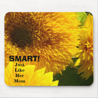 SMART! Precis som hennes mamma musmattor Solrosor