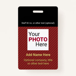 Smart Red and Black - Business Diagonal Rand