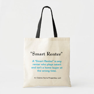 Smart Renter Tote - Design 4 Toxt Bag Tygkasse