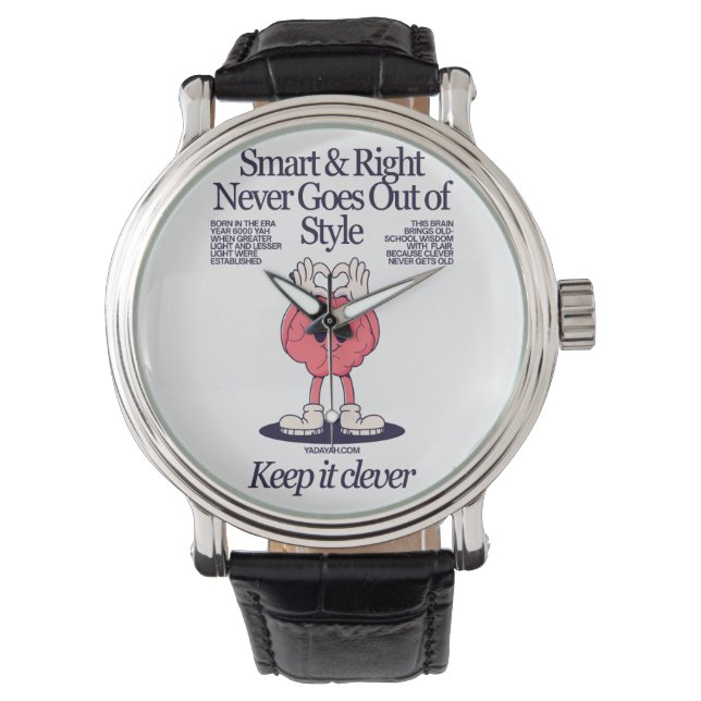 Smart & Right Yada Yahowah Ur Armbandsur (Framsida)