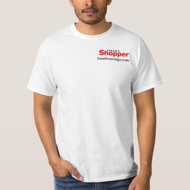 Smart shoppare 2 tee shirt (Framsida)
