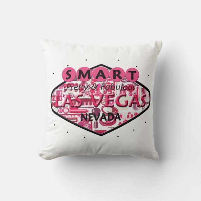 SMART SÖT & FABULOUS LAS VEGAS PILLOW KUDDE (Framsida)