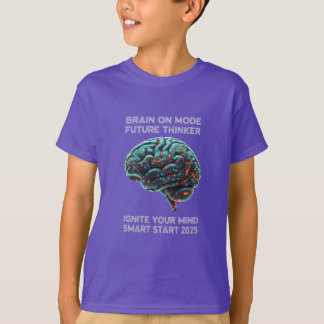 Smart Start 2025 "Tänd ditt sinne" Barnskola T Shirt