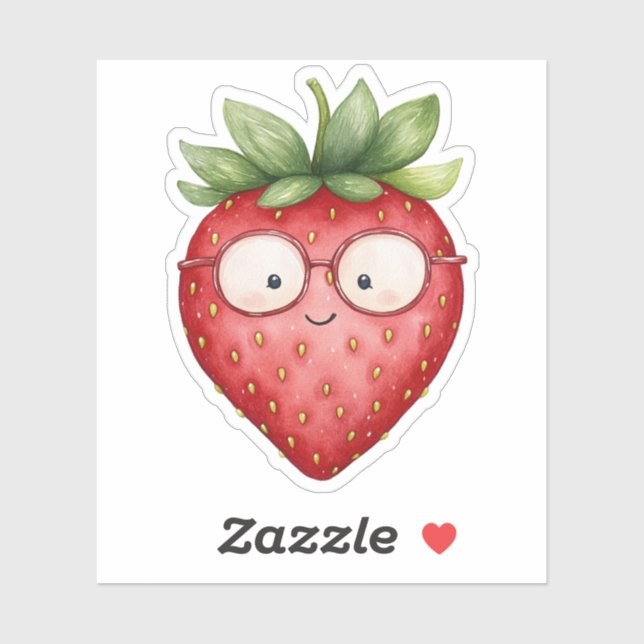 Smart Strawberry Sticker Klistermärken (Ark)