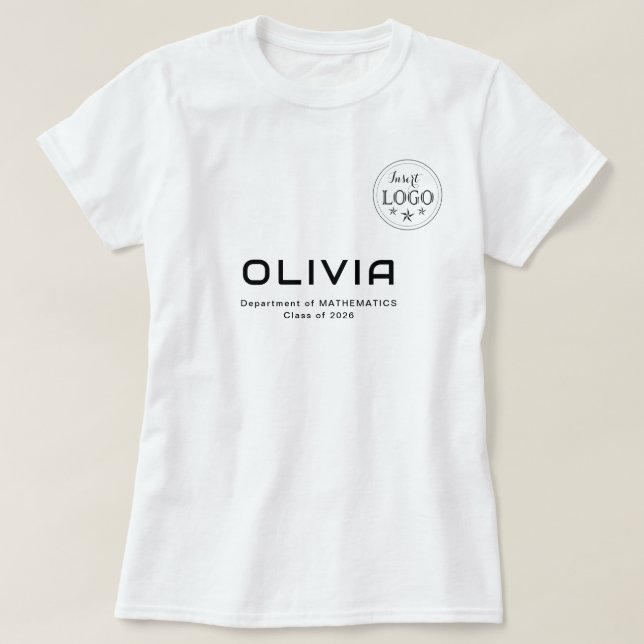 Smart Style Akademisk T-Shirt med Informativt Tryc (Design framsida)