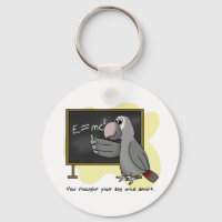 Smart Timneh African Grått Keychain